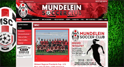 Desktop Screenshot of mundeleinsoccerclub.com